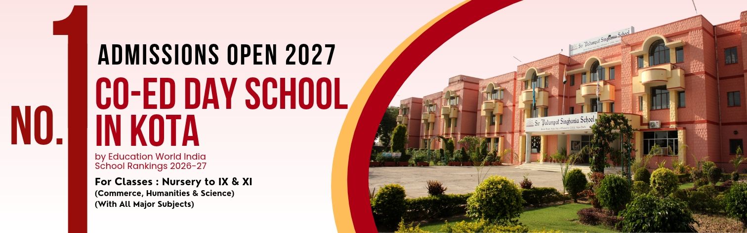 Admissions Open 2027 at Sir Padampat Singhania School, Kota – No. 1 Co-Ed Day School in Kota